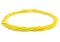 The Bead Chest 2mm Glass Seed Beads - Full Strand of Afghani Tribal Beads (Yellow) - Bunch of 10 Strands